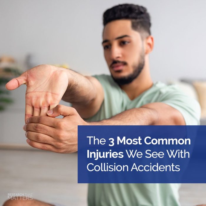 The 3 Most Common Injuries We See With Collision Accidents